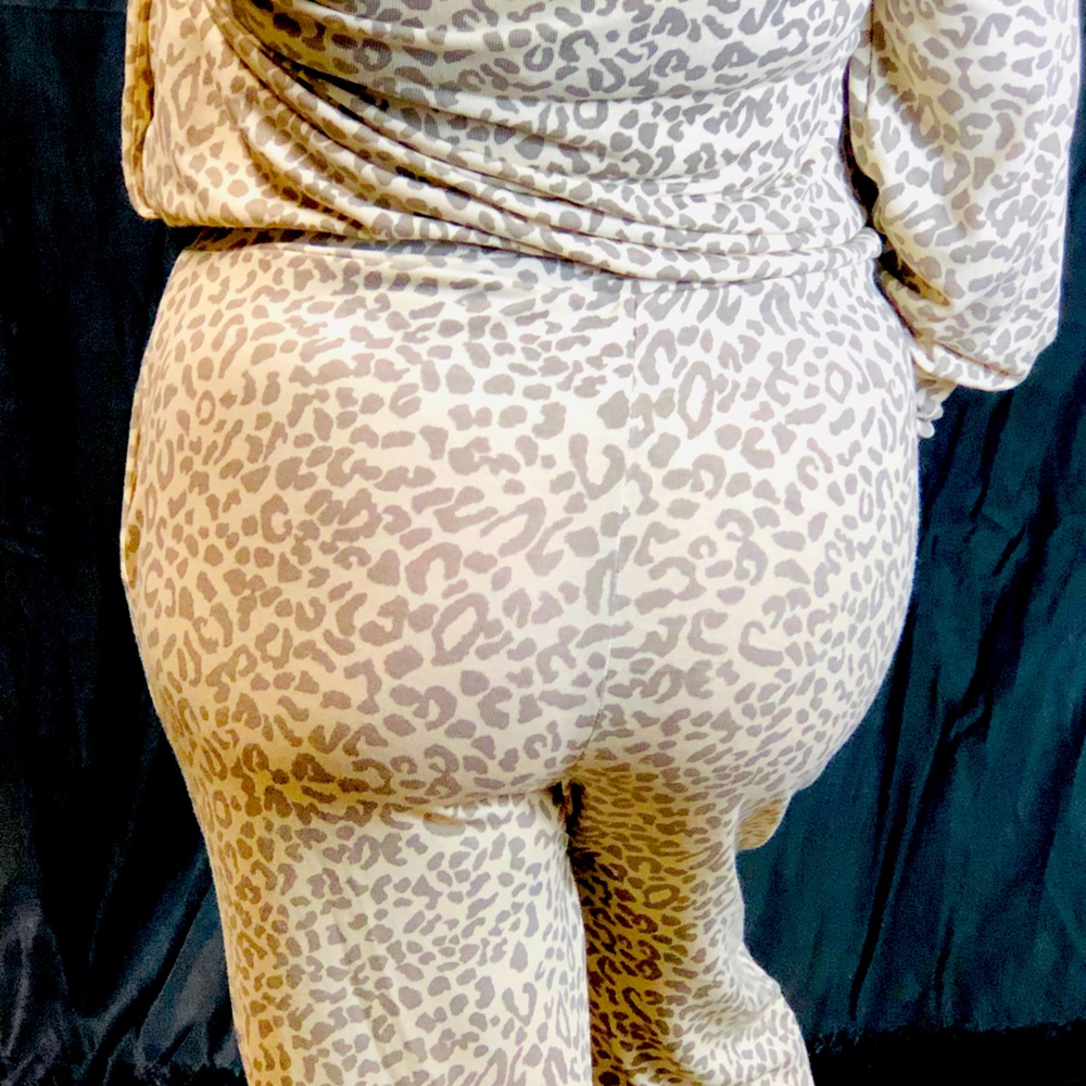 Cozy Cheetah Print Lounge Set